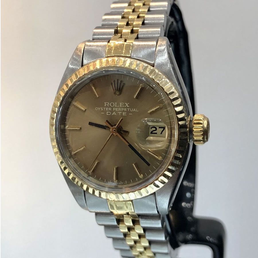 Rolex Oyster Perpetual Date. Acero y Oro ct. Dama – AG Time